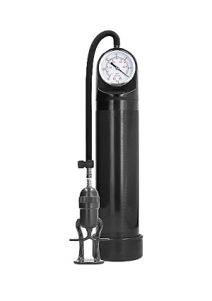 Shots Pumped Deluxe Pump w/Advanced PSI Gauge - Black