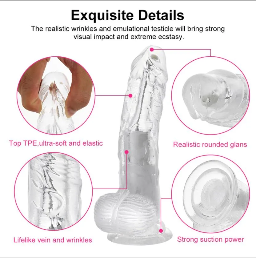 Shower Suction Dildo Realistic 360° Rotation Dildo Stimulator