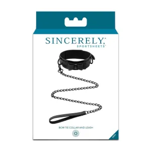 Sincerely. Sportsheets Bow Tie Adjustable Collar and Leash Black