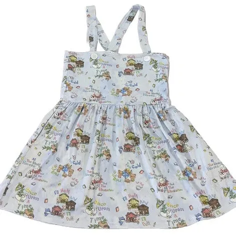 Story Time Suspender Skirt Dress