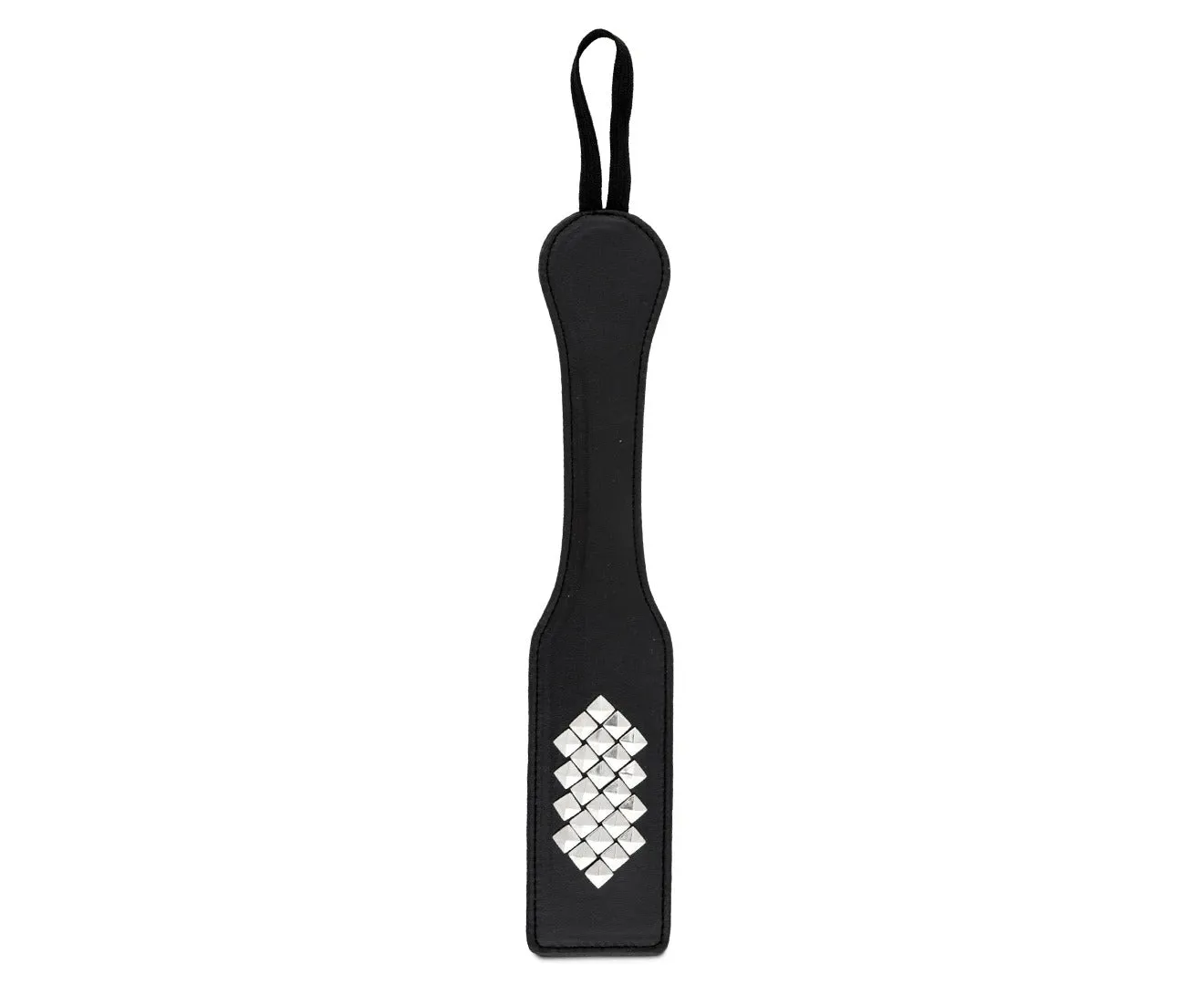 Studded Paddle BDSM Fetish Slapper Whip Bondage Flogger Leather Spank Sex Toy