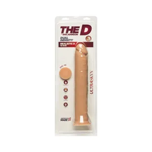 The D Realistic D 12 inches Ultraskyn Beige Dildo