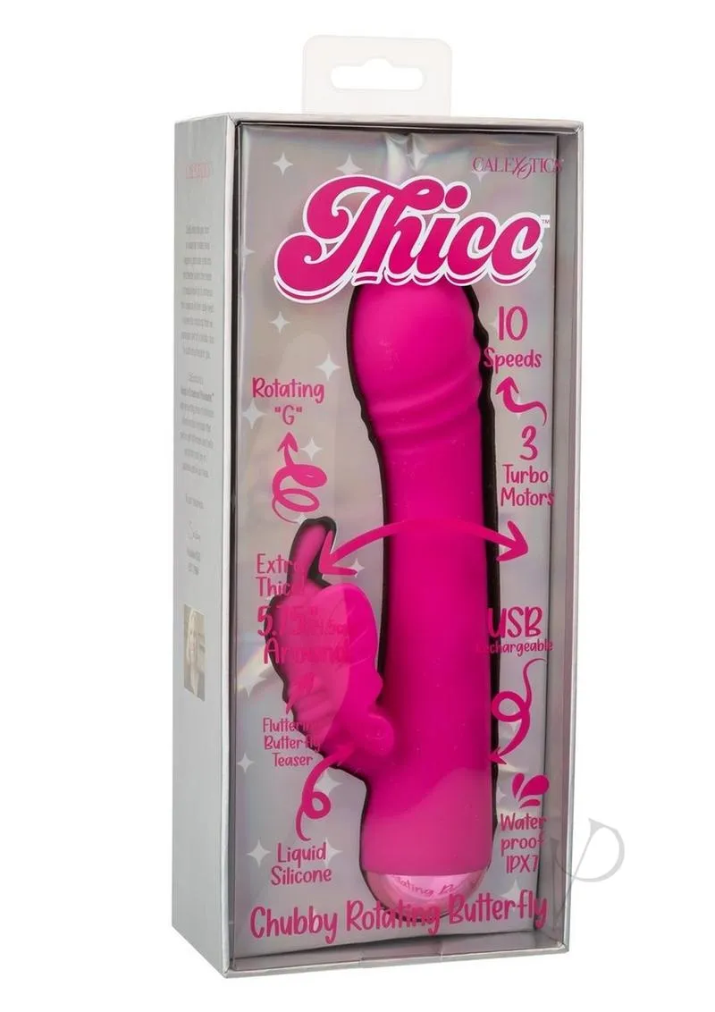 Thicc Chubby Rotating Butterfly Pink
