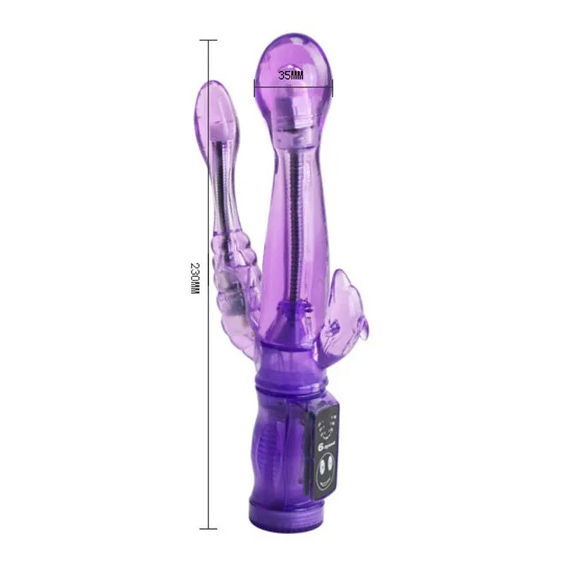 Three-point Clamp Multi-frequency Vibrating Bendable Vibrator