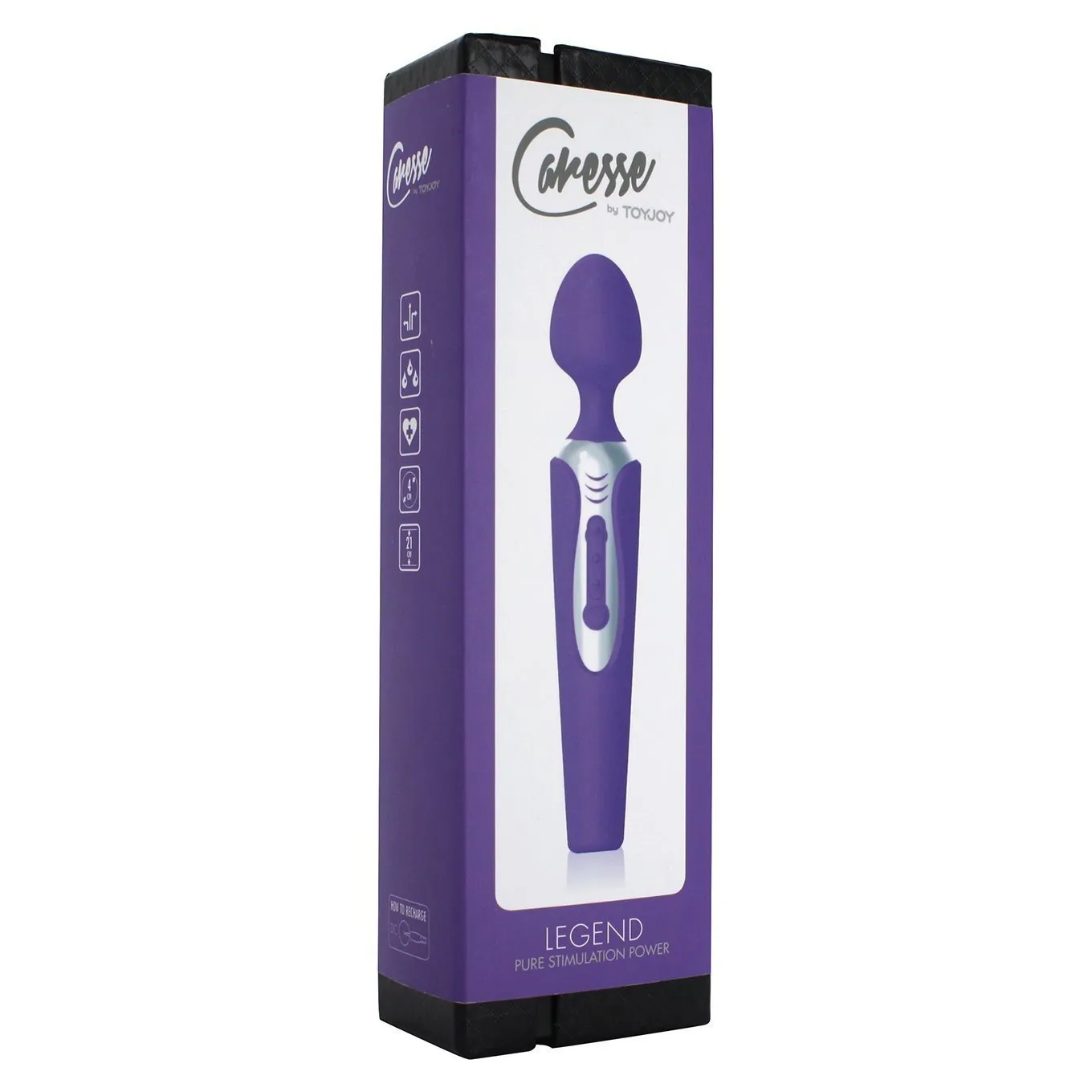 ToyJoy - Caresse Legend Wand Massager (Purple)