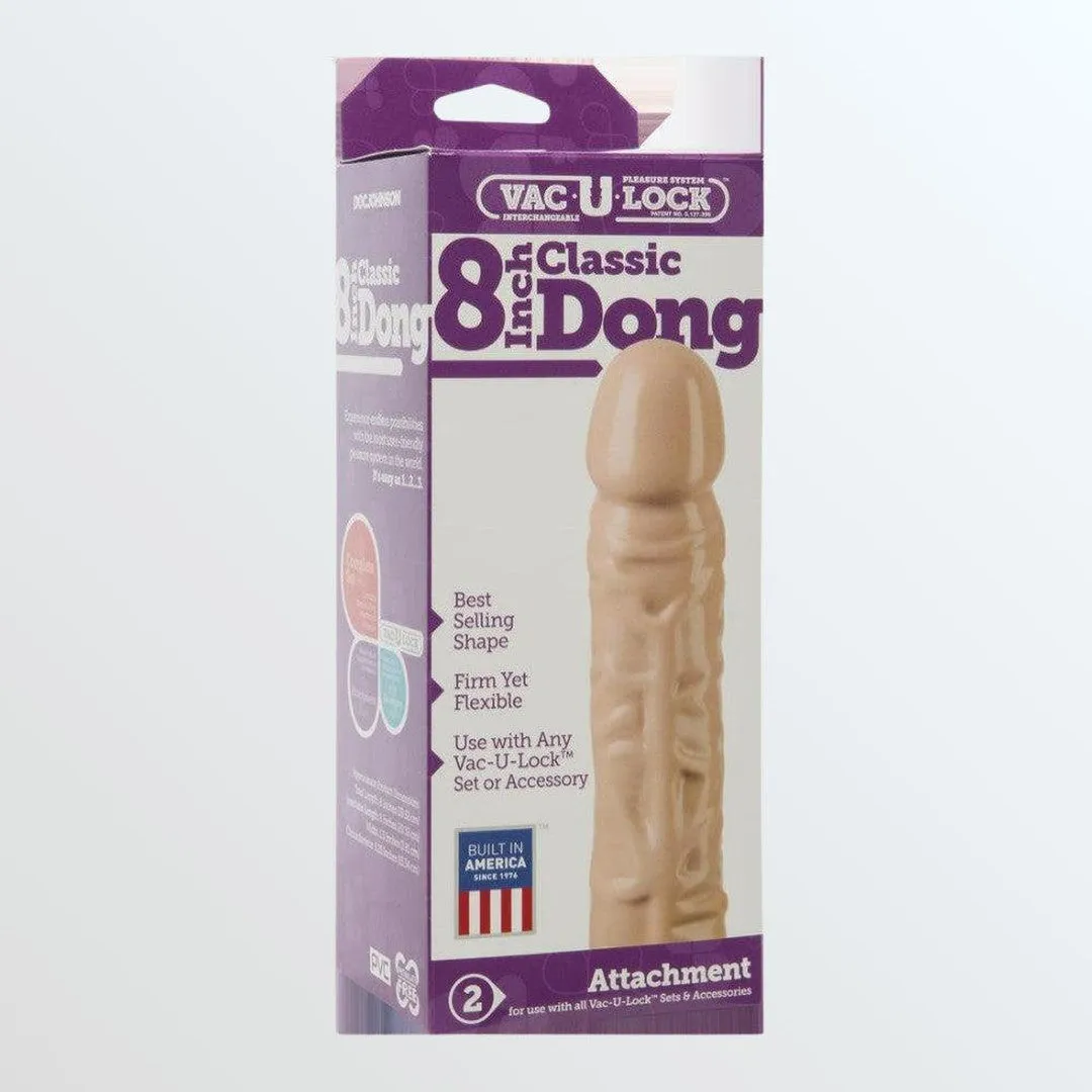 Vac-U-Lock 8 Classic Dong for Harnesses