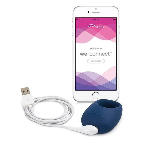 We-Vibe - Pivot App-Controlled Vibrating Cock Ring (Blue)