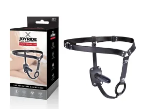 X JOYRIDE 5 DUAL DELIGHT STRAP-ON BLACK